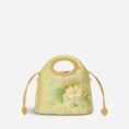 01_Printed_Jacquard_Lotus_Green_Drawstring_Bucket_Bag_LD120670