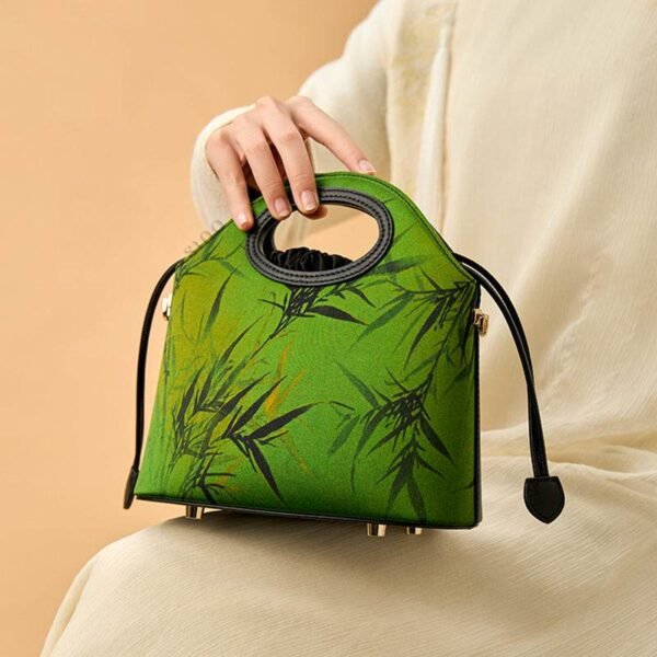 2_Xiangyunsha_Silk_Bamboo_Green_Drawstring_Bucket_Bag_YS120670-2 2_Xiangyunsha_Silk_Bamboo_Green_Drawstring_Bucket_Bag_YS120670-2