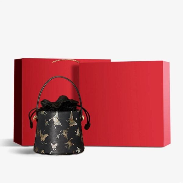 BrocadeJacquardChicButterflyBucketBagJD170618_15 BrocadeJacquardChicButterflyBucketBagJD170618_15