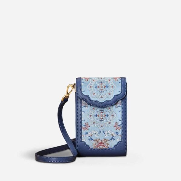 BrocadeJacquardLeatherIntricatePhoneBagWalletJD240043_10 BrocadeJacquardLeatherIntricatePhoneBagWalletJD240043_10