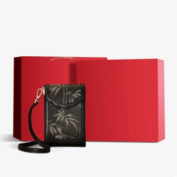 BrocadeJacquardLeatherIntricatePhoneBagWalletJD240043_20 BrocadeJacquardLeatherIntricatePhoneBagWalletJD240043_20