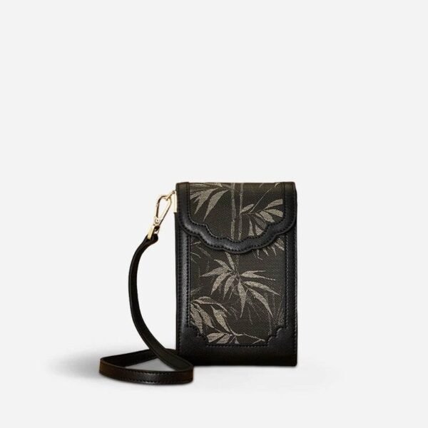 BrocadeJacquardLeatherIntricatePhoneBagWalletJD240043_8 BrocadeJacquardLeatherIntricatePhoneBagWalletJD240043_8