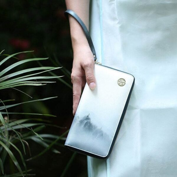 Cloud_Mountain_Green_Printed_Cowhide_Wallet_-_SinoCultural-2468333 Cloud_Mountain_Green_Printed_Cowhide_Wallet_-_SinoCultural-2468333