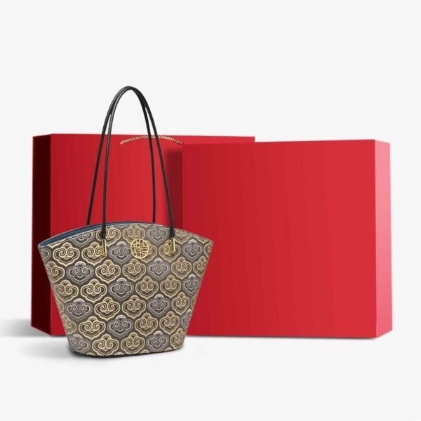 刺繍_本革_シングルショルダー_トートバッグ_-_中文-2469488 Embroidery_Genuine_Leather_Single_Shoulder_Tote_Bag_-_SinoCultural-2469488