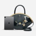 Embroidery_Leather_Black_Basket_Handbag3D_Peach_Blossom_P120469