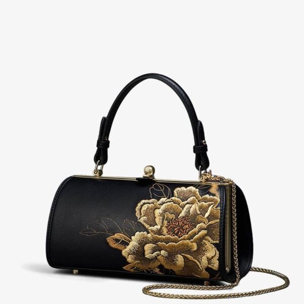 Embroidery_Leather_Chain_Barrel_Handbag_High_Luxury_Royal_Gold_Peony_-_SinoCultural-2471110 Embroidery_Leather_Chain_Barrel_Handbag_High_Luxury_Royal_Gold_Peony_-_SinoCultural-2471110