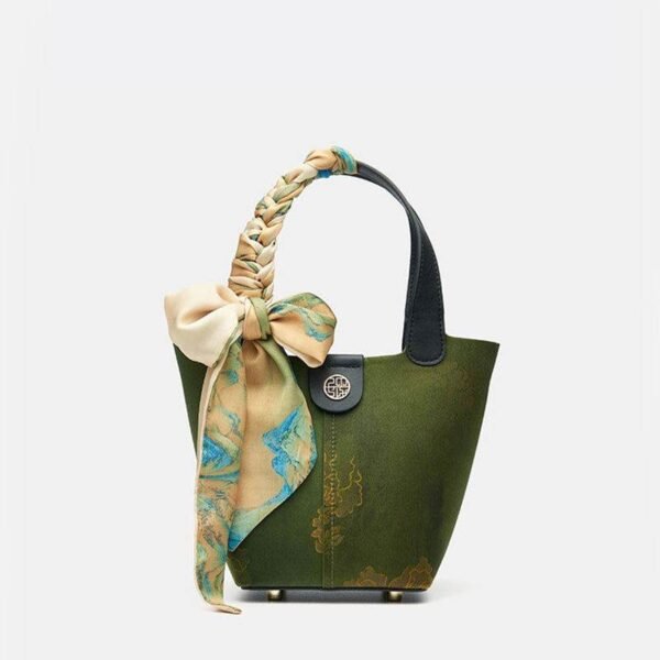 Fragrant_Cloud_Silk_Dark_Green_Bucket_Bag_-_SinoCultural-2478595 Fragrant_Cloud_Silk_Dark_Green_Bucket_Bag_-_SinoCultural-2478595