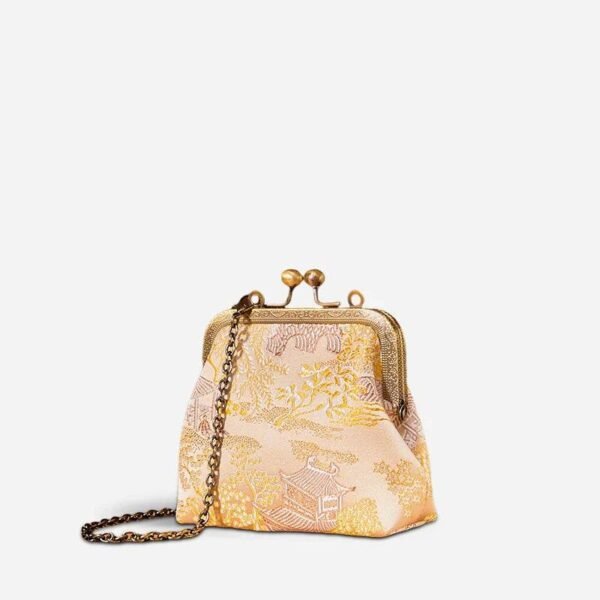 JacquardBrocadeRetroGoldMiniCoinPurseWalletJD570602Y_5 JacquardBrocadeRetroGoldMiniCoinPurseWalletJD570602Y_5