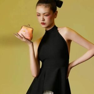 MulberrySilkRetroGoldMiniCoinPurseWalletLotusLD570602G_9