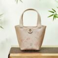 Mulberry_Silk_Leather_Exquisite_Jacquard_Basket_Bag_-_SinoCultural-2481737