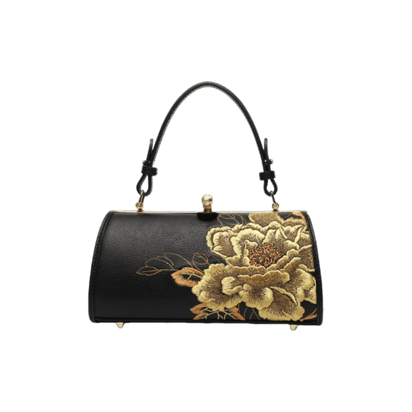 P110149-2-Embroidery_Leather_Chain_Barrel_Bag_Royal_Gold_Peony_Luxury_Handbag P110149-2-Embroidery_Leather_Chain_Barrel_Bag_Royal_Gold_Peony_Luxury_Handbag