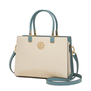 Embroidery Leather Ladies Tote Bag Chinese Style Handbag