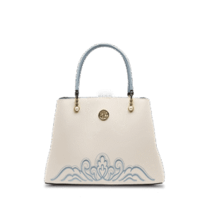 Embroidery Genuine Leather Elegant Crossbody Bag