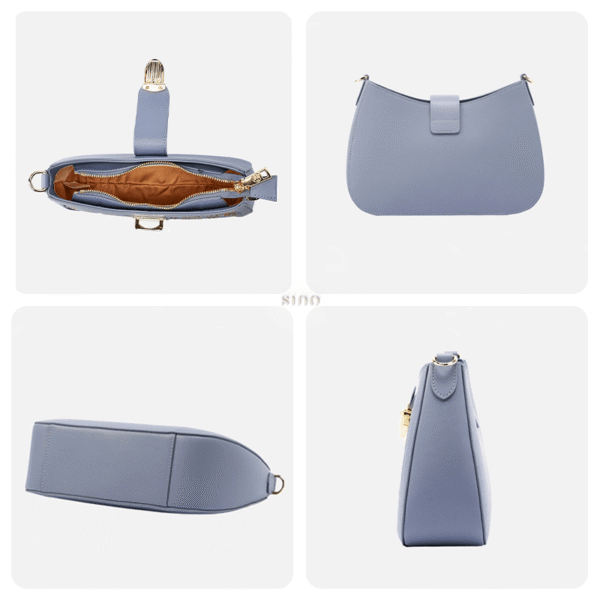 宋_ブロケード_レザー_ブルー_ショルダーバッグ_如意柄_FJ270038-1_1 Song_Brocade_Leather_Blue_Shoulder_Bag_Ruyi_Pattern_FJ270038-1_1