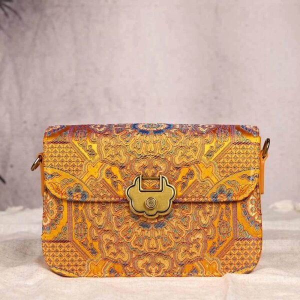曲_ブロケード_レザー_高級_クラッチバッグ_W2144-4_8 Song_Brocade_Leather_Luxurious_Clutch_Handbag_W2144-4_8