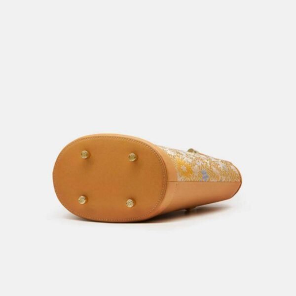 歌_ブロケード_桑_シルク_トート_バケツバッグ_-_中文-2483544 Song_Brocade_Mulberry_Silk_Tote_Bucket_Bag_-_SinoCultural-2483544