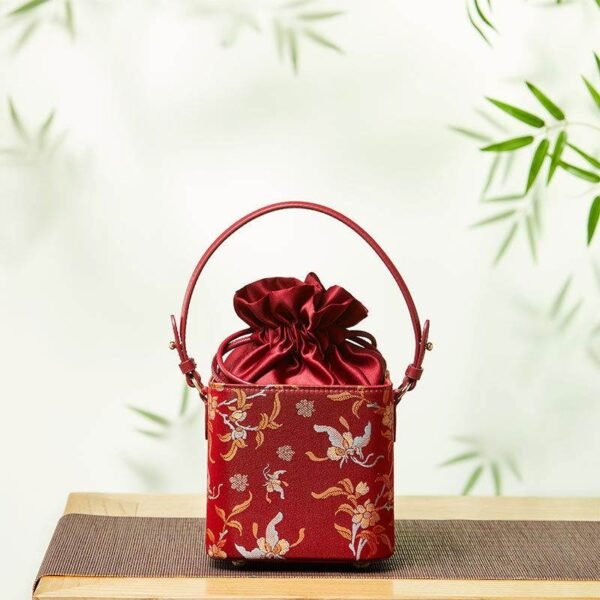 歌_ブロケード_新_中華風_キューブ型_バケツバッグ_-_中文-2483590 Song_Brocade_New_Chinese_Style_Cube_Bucket_Bag_-_SinoCultural-2483590