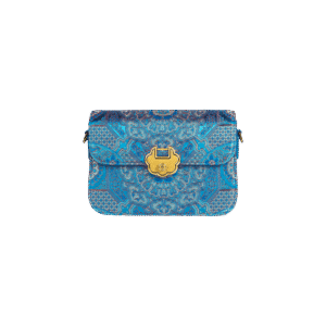 Song Brocade Leather Luxurious Clutch Handbag