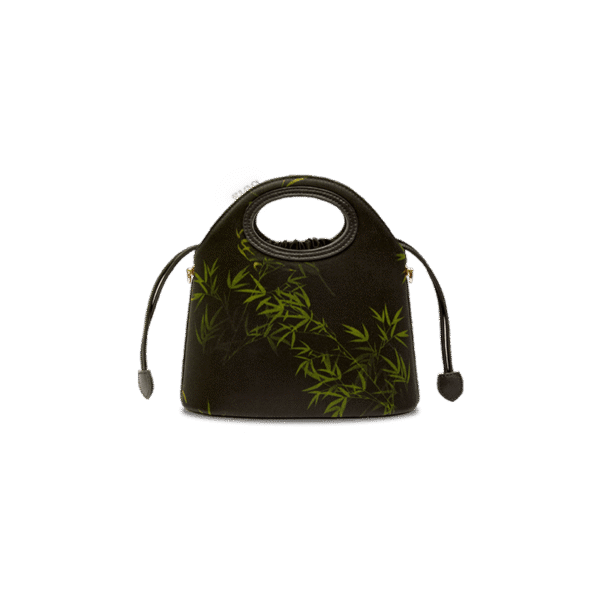 Xiangyunsha_Silk_Bamboo_Black_Drawstring_Bucket_Bag_YS120670_0