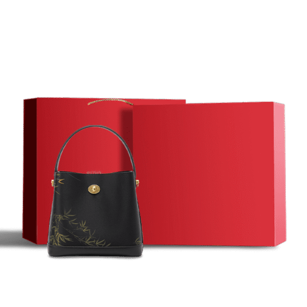 襄雲社_シルク_バンブープリント_クロスボディ_バケットバッグ_YS120757_bf Xiangyunsha_Silk_Bamboo_Print_Crossbody_Bucket_Bag_YS120757_bf