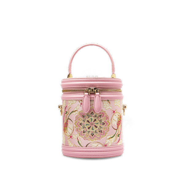 d_Song_Brocade_Pink_Retro_Bucket_Bag_Golden_Lotus_Lucky_Rabbit_Pattern_P12065102 d_Song_Brocade_Pink_Retro_Bucket_Bag_Golden_Lotus_Lucky_Rabbit_Pattern_P12065102