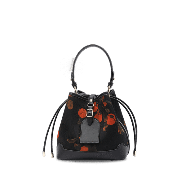 d_Xiangyunsha_Silk_Leather_Printed_Persimmon_Bucket_Bag_YS220680