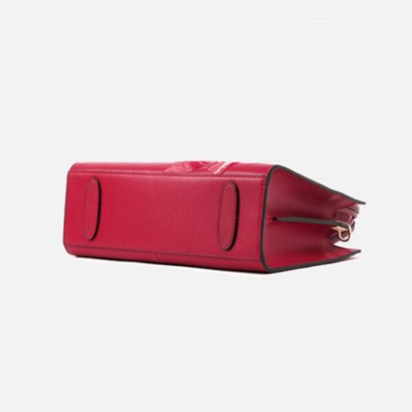 シノカルチャー_刺繍_レザー_赤_トートバッグ_マグノリア_レディース_ハンドバッグ s_Sinocultural_Embroidery_Leather_Red_Tote_Bag_Magnolia_Women_s_Handbag