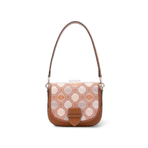 Luxury Zhuang Brocade Chrysanthemum Pattern Messenger Bag