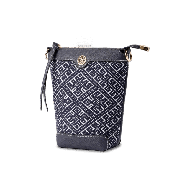 zhuang-brocade-flying-swallow-bucket-crossbody-bag-side-view zhuang-brocade-flying-swallow-bucket-crossbody-bag-side-view